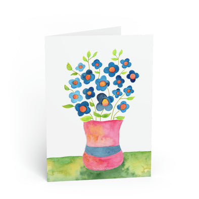 Blue Forget-Me-Nots Greeting Card
