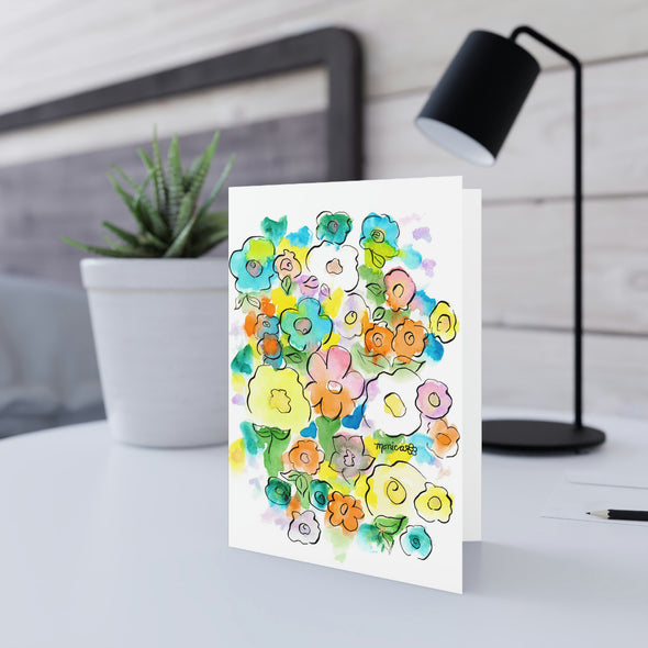 Yellow Flowers Greeting Card