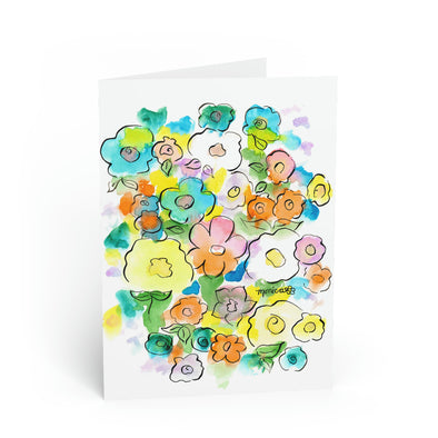 Yellow Flowers Greeting Card