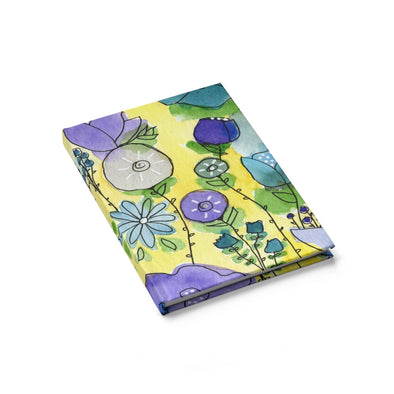 Flower-covered Journal - blank pages